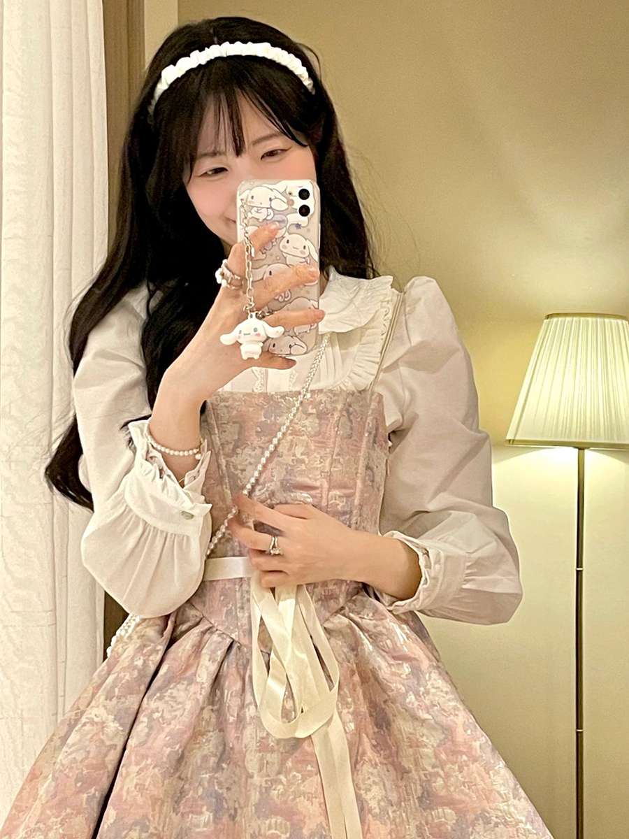 量産型/参戦服/推し活 クラシックミニワンピース