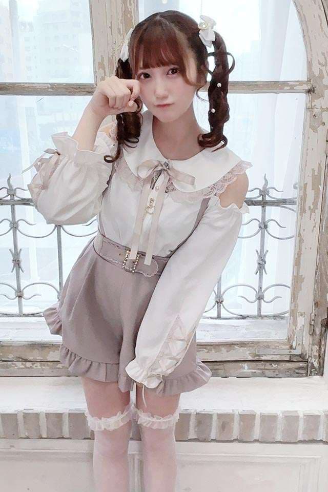 量産型/参戦服/推し活 ツインドール風ロリータシャツ