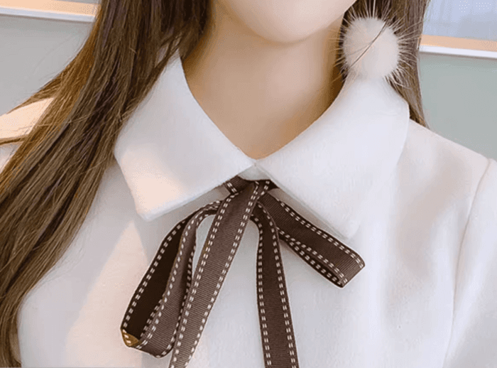 量産型/参戦服/推し活 バックジッパーベルトリボンミニワンピース