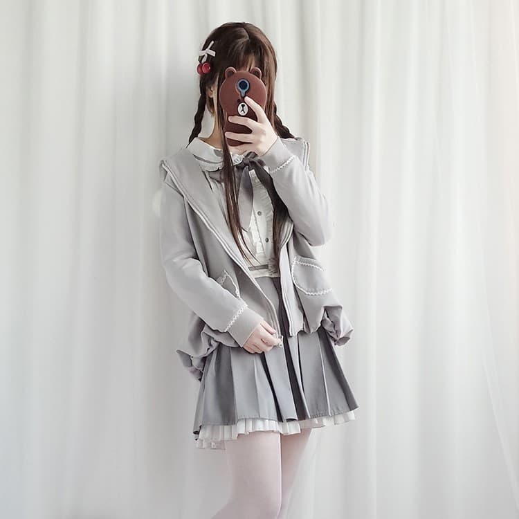 量産型/参戦服/推し活 オリジナルローマザー制服ロリータ ロリータファッション